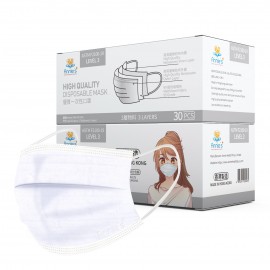 Annie ASTM Level 3 made in Hong Kong White disposable mask