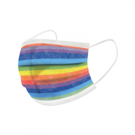 Annie ASTM Level 3 made in Hong Kong Rainbow Pattern disposable mask