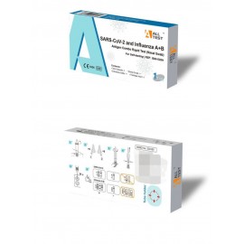 All Test 3-in-1 Rapid Antigen Tests for COVID-19 / Influenza A / Influenza B (1 Nasal Swab Test) HKMO No. 230160  (1 Carton, 400 Tests)