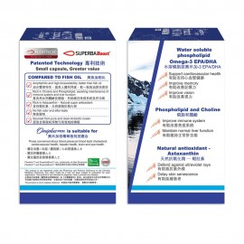 Genlife Omiplus PROF. Antarctic Krill Oil (60 softgels) (Blood Vessel Health)
