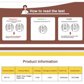 DVOT Nipah Virus Antigen Rapid Test kit  (1 Carton, 360 Tests)