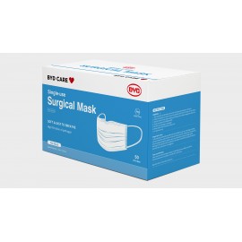 BYD Care Single-use Surgical Mask ASTM F2100 LV2, Type IIR (50PCs/Box) (Out of Stock)