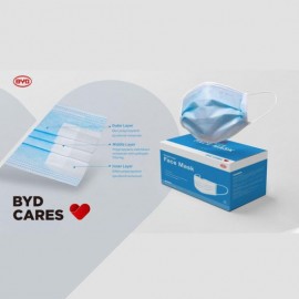 BYD Care Single-use Face Mask  Type I (50PCs/Box) (Out of Stock)