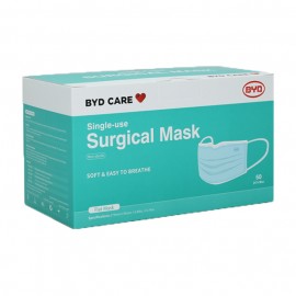 BYD Care Single-use Surgical Mask ASTM F2100 LV3, Type IIR (30PCs/Box) (Out of Stock)