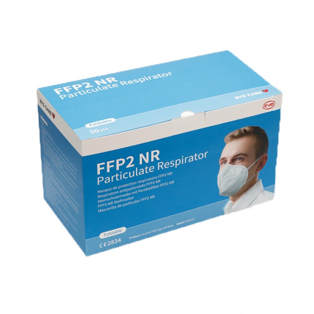BYD Care FFP2 NR Anti-Dust Mask (50PCs/Box)