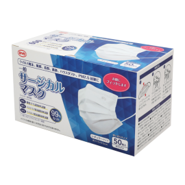(One Carton) JP BYD Care Single-use Surgical Mask ASTM F2100 LV2, Type IIR (50PCs X 20 Boxes)