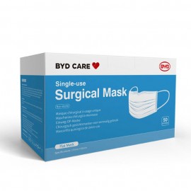 BYD Care Single-use Surgical Mask ASTM F2100 LV2, Type IIR (50PCs/Box) (Out of Stock)