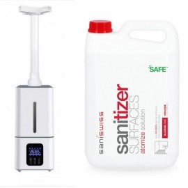 Saniswiss Ultrasonic Disinfection Diffuser Combo +S4 Sanitizer Surfaces 5000ML (Atomizing Solution) (Out of stock)