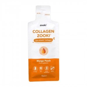 YourZooki Liposomal Collagen (Mango Peach Flavor) Zooki™ | YourZooki | 14 (15ml) Sachets (14 Days) (5000MG)