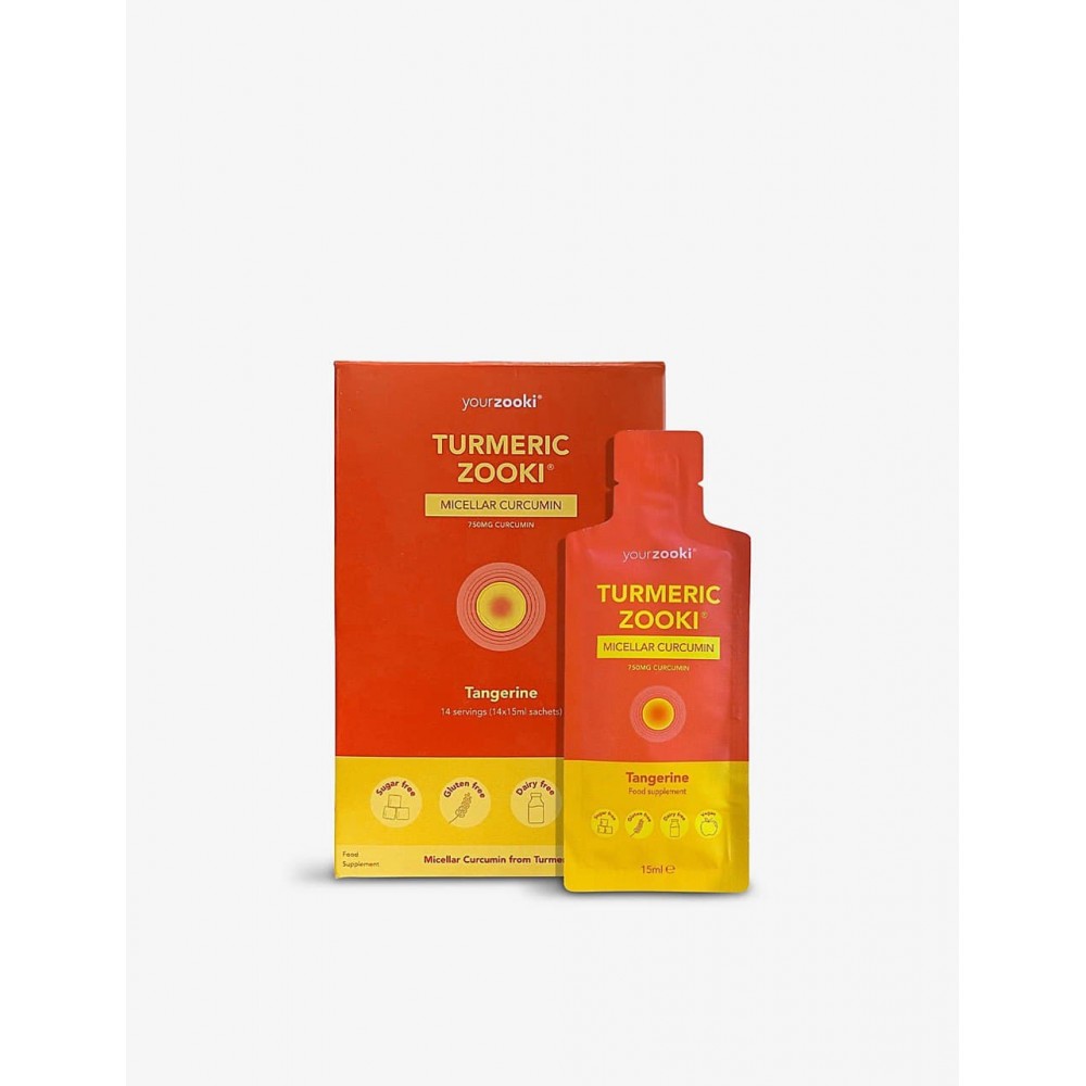 YourZooki Liposomal Turmeric Zooki™ | YourZooki | 14 (15ml) Sachets (14 Days) (750mg Curcumin) 