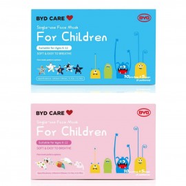 BYD Care Single-use Children Mask with pattern (Age 6-12)