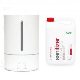 Saniswiss Household Sanitizer Atomizer+S4 Sanitizer Surfaces 5000ML (Atomizing Solution) 
